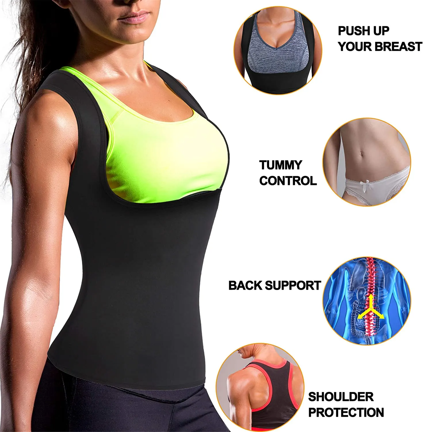 Neoprene Sauna Sweat Waist Trainer