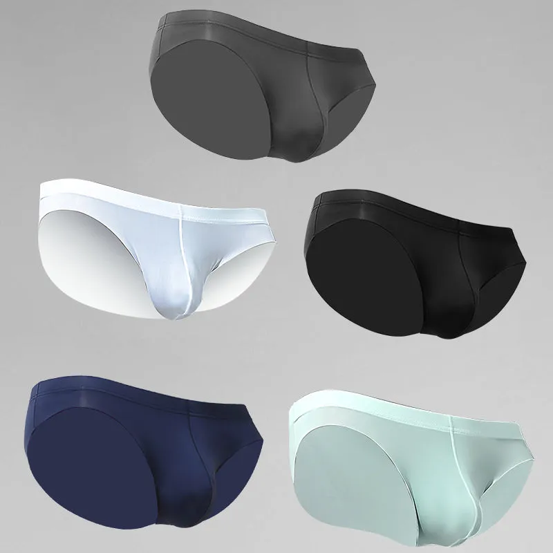 New Ice Silk Seamless Solid Color Men's Underwear