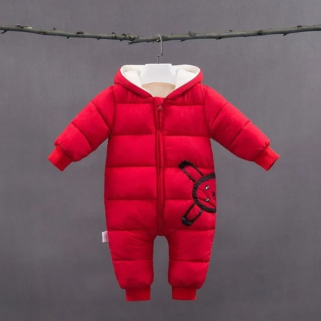 Newborn Plus velvet snowsuit