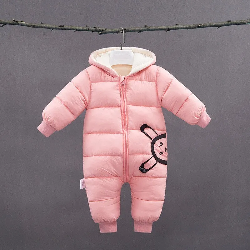 Newborn Plus velvet snowsuit