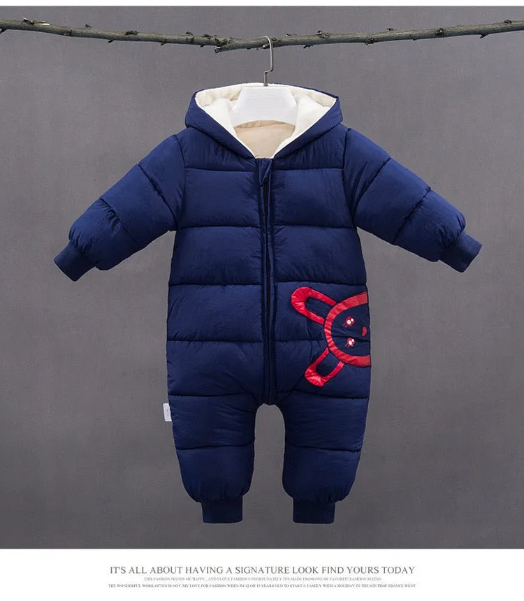 Newborn Plus velvet snowsuit