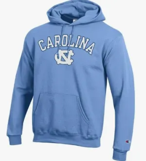 North Carolina Adult Champion Fractured Print Pullover Hoodie Sweatshirt