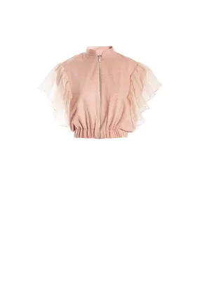 Organza Bomber Jacket