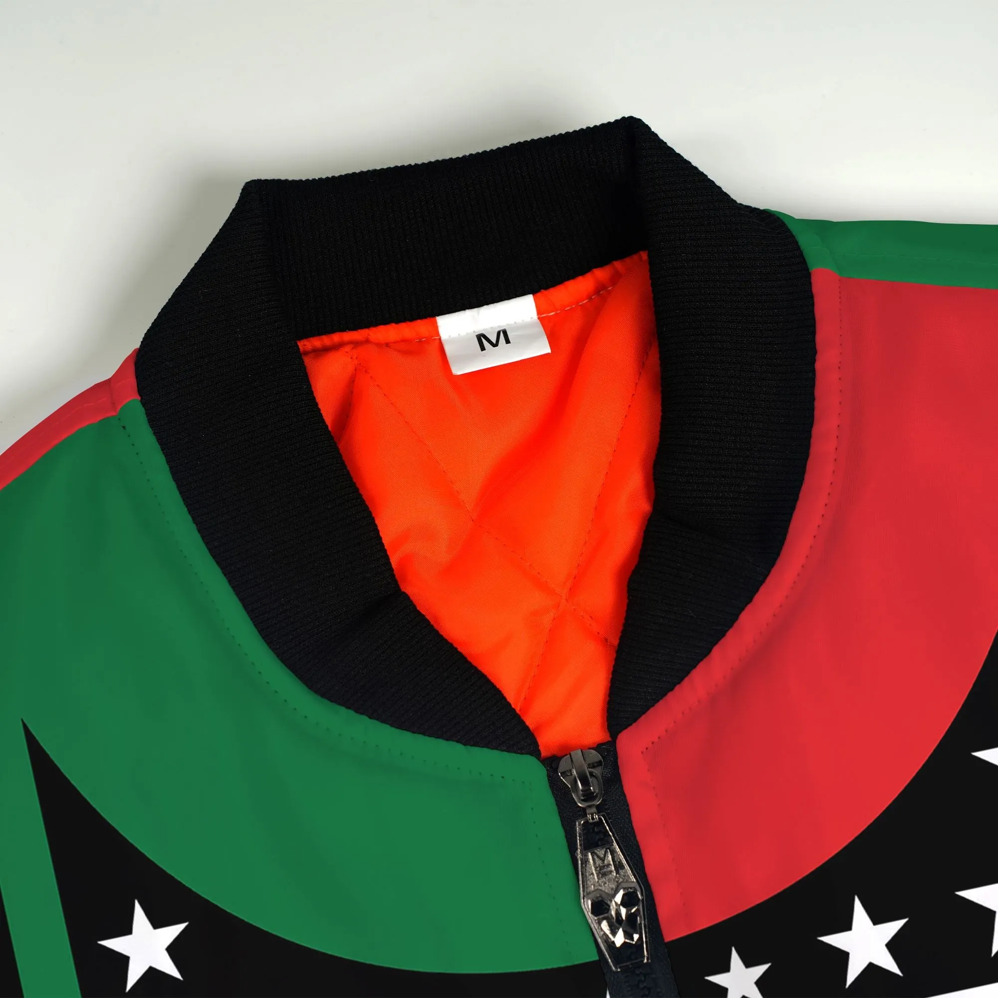 Pan African Block Art and Patterns Bomber Jacket