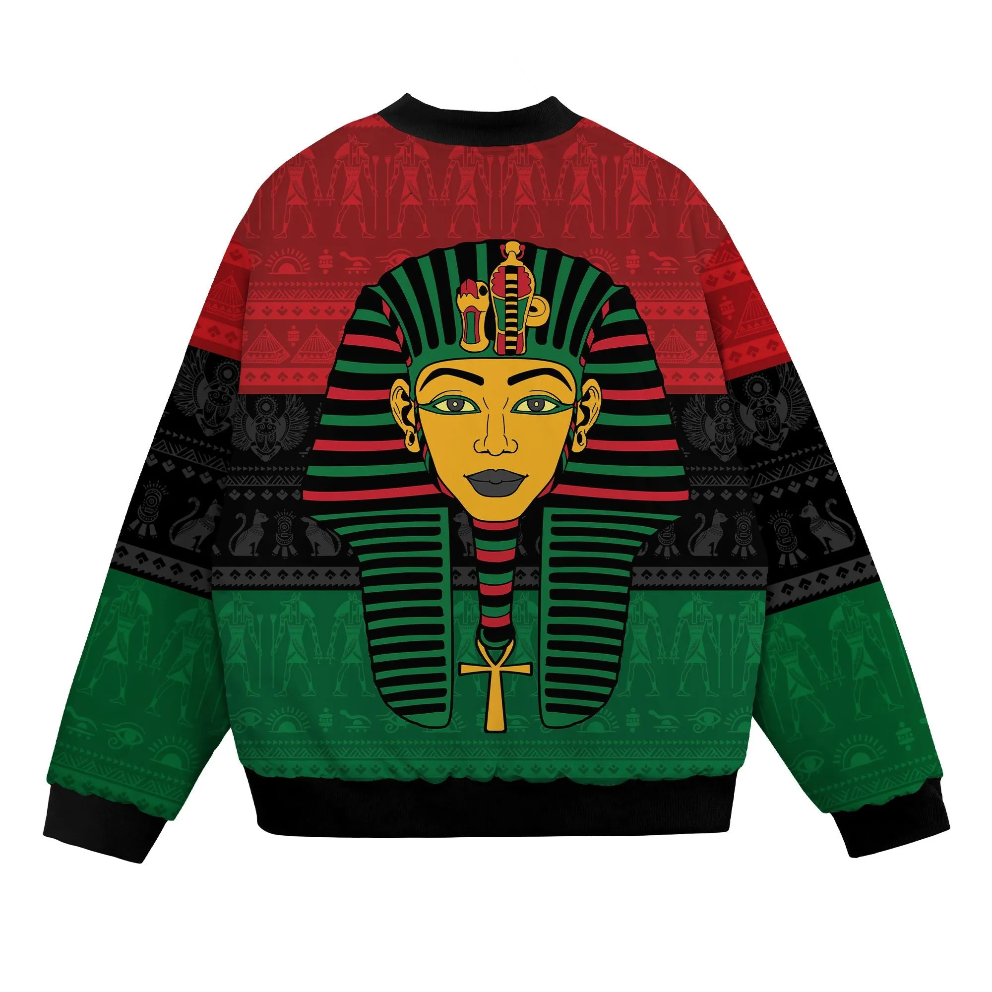 Pharaoh In Pan-African Colors Bomber Jacket