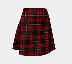 Plaid Flare Skirt