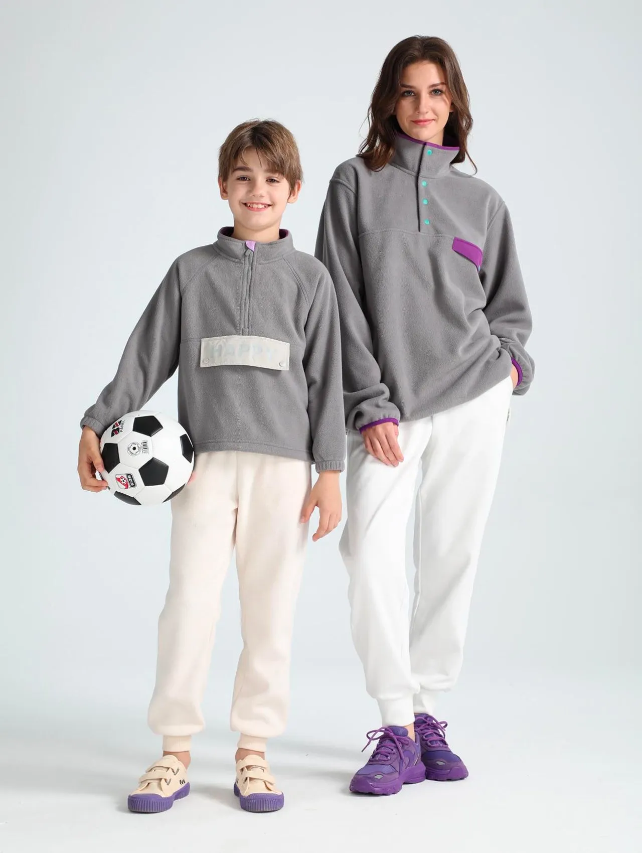 Popcorn Family Fleece Pullover