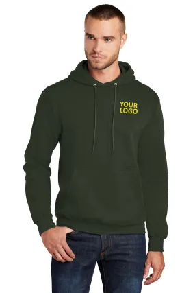 Port & Company Core Fleece Branded Hoodies, Olive