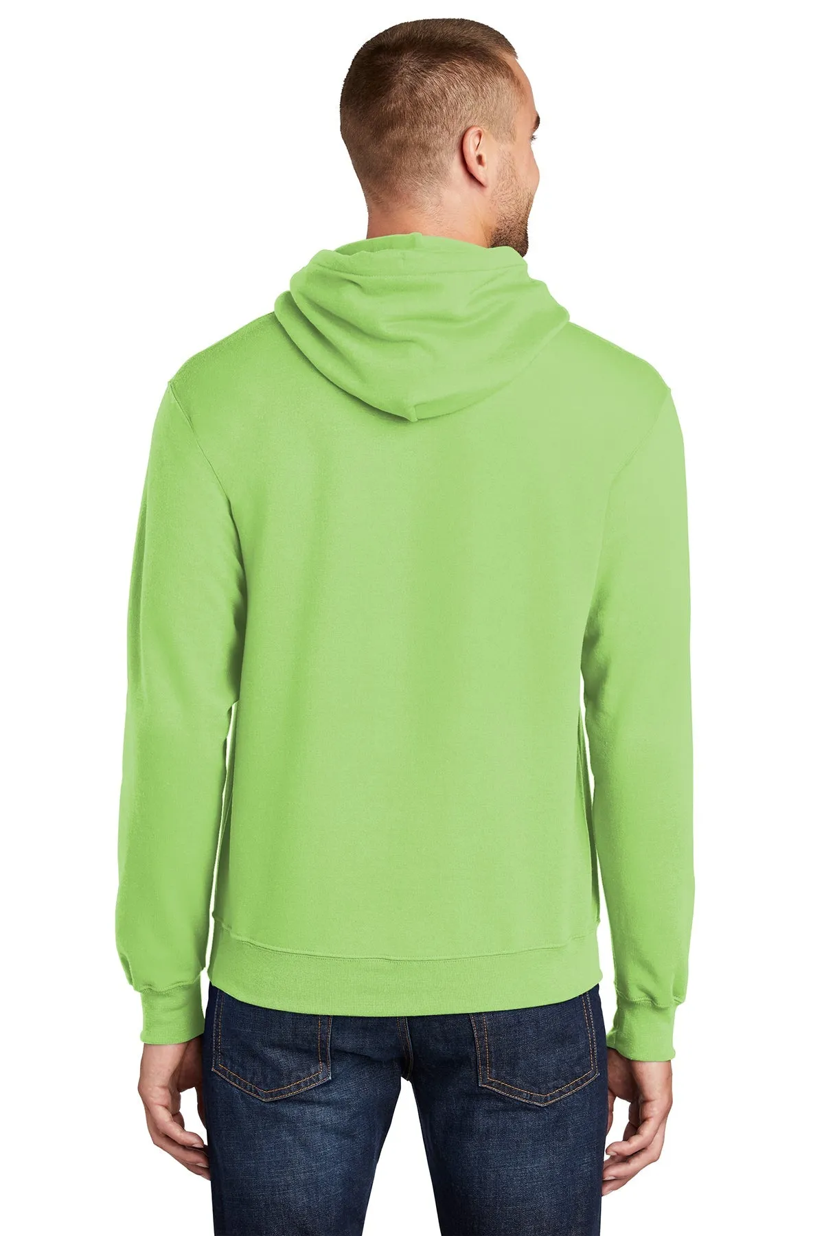 Port & Company Core Fleece Custom Hoodies, Lime