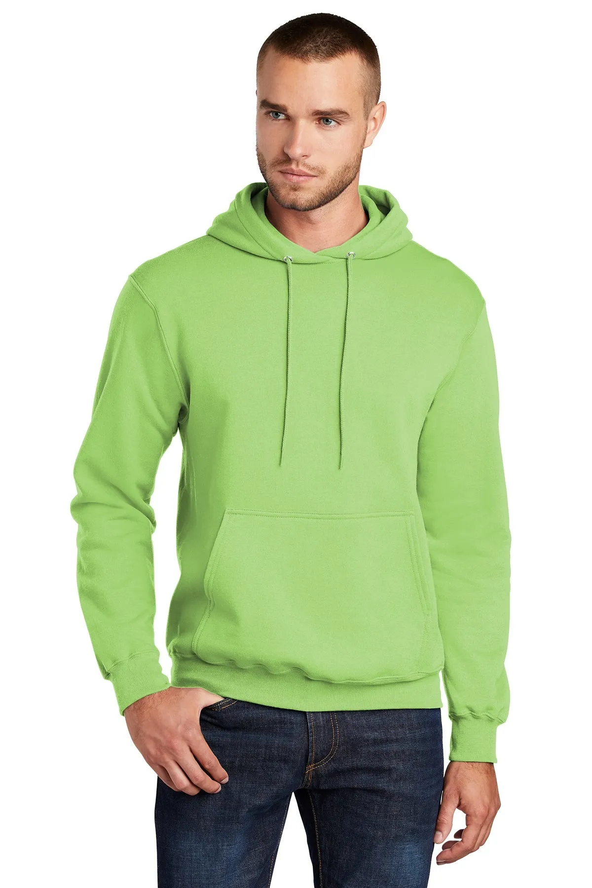 Port & Company Core Fleece Custom Hoodies, Lime