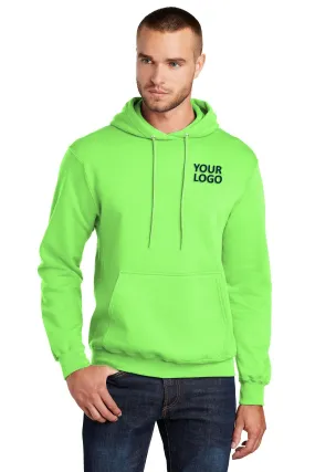 Port & Company Core Fleece Custom Hoodies, Neon Green