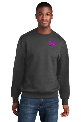 Port & Company Core Fleece Custom Sweatshirts, Dark Heather Grey