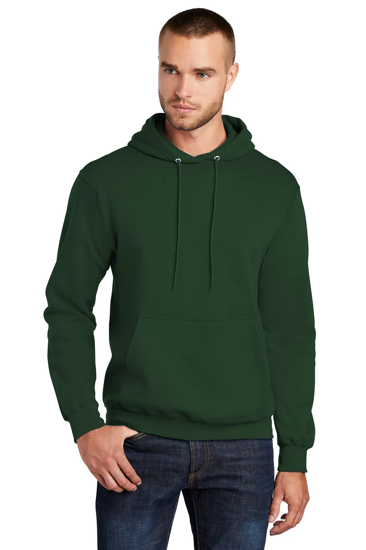 Port & Company Core Fleece Customized Hoodies, Dark Green