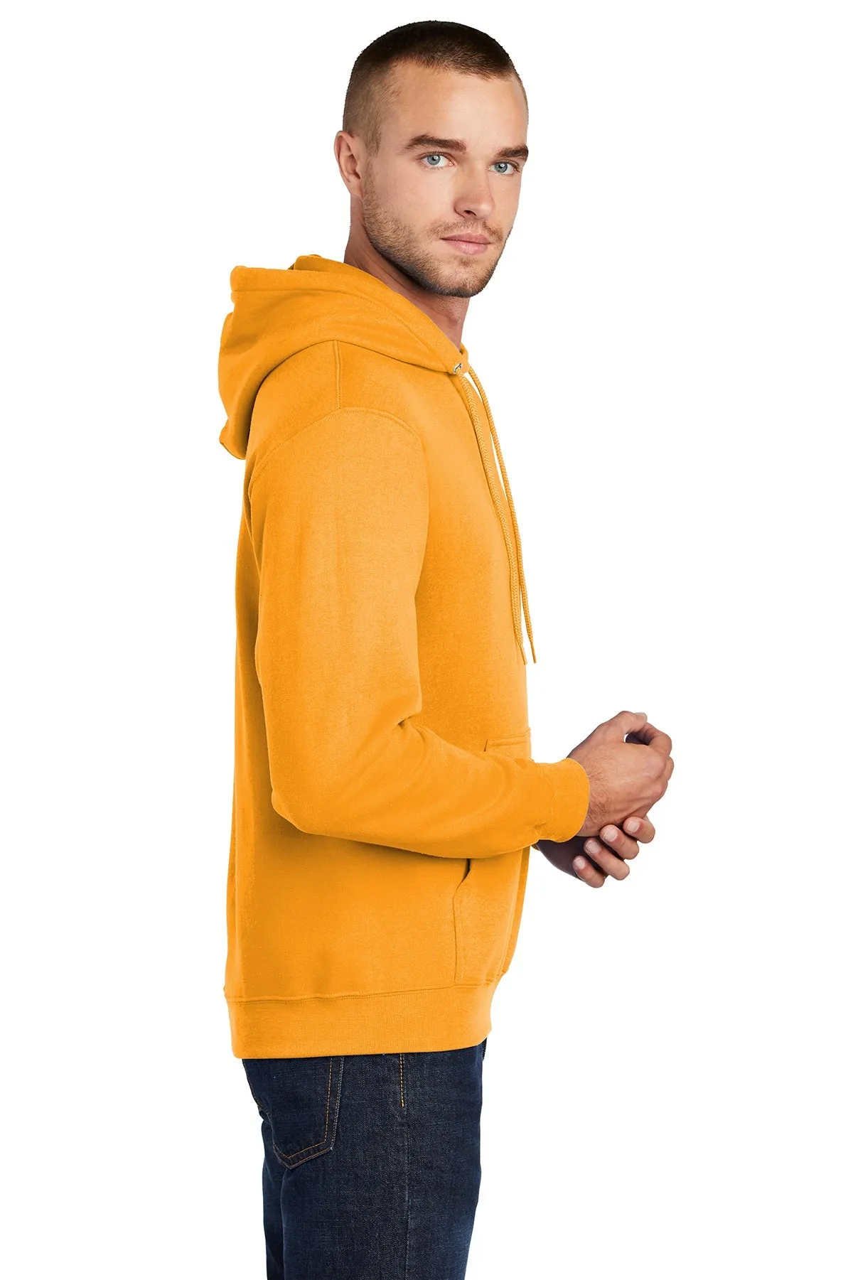 Port & Company Core Fleece Customized Hoodies, Gold