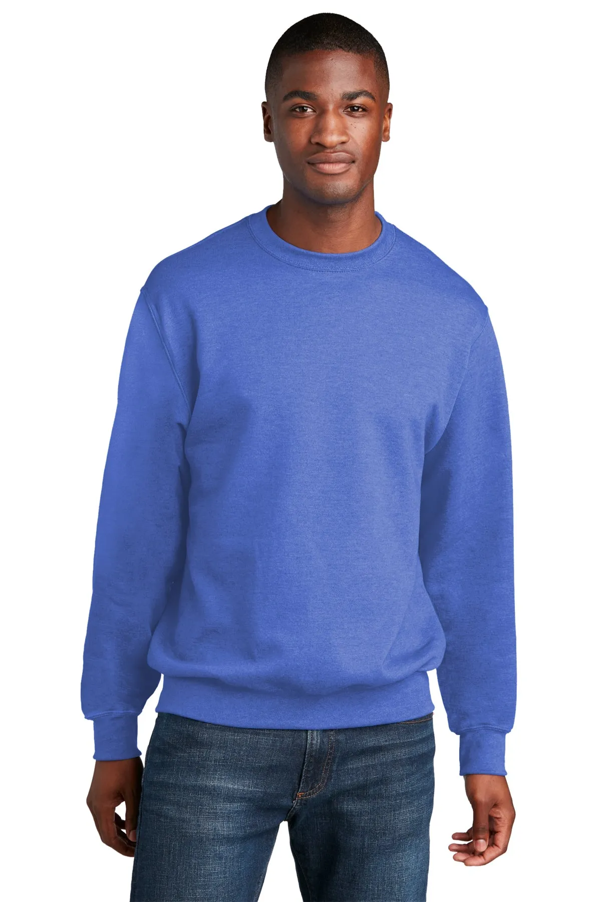 Port & Company Core Fleece Customized Sweatshirts, Heather Royal