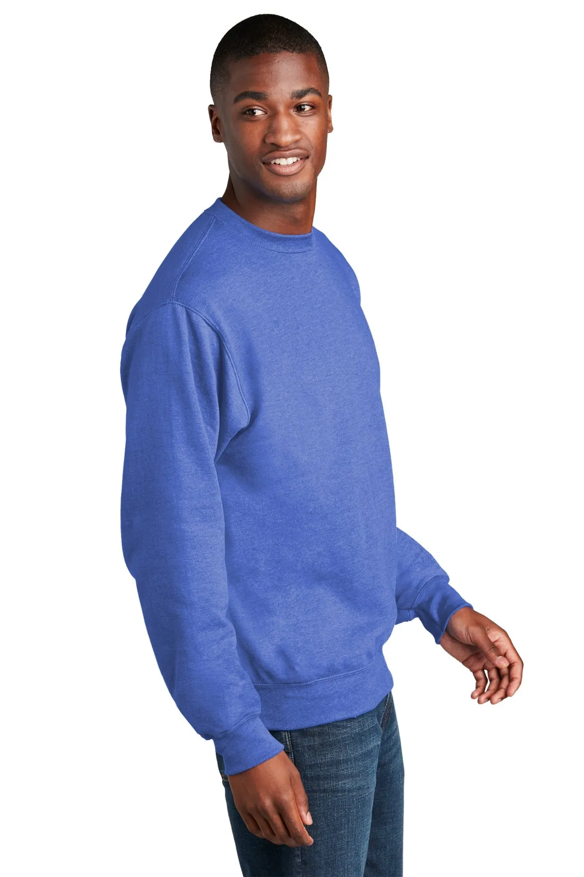 Port & Company Core Fleece Customized Sweatshirts, Heather Royal