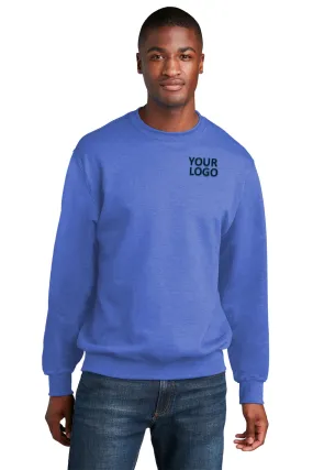 Port & Company Core Fleece Customized Sweatshirts, Heather Royal