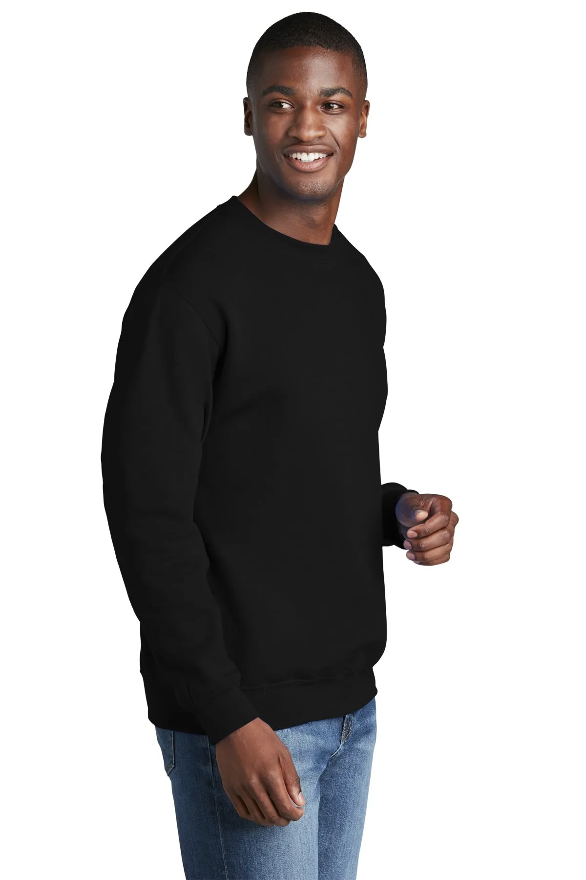 Port & Company Core Fleece Customized Sweatshirts, Jet Black