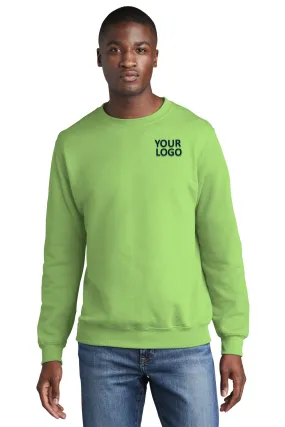 Port & Company Core Fleece Customized Sweatshirts, Lime