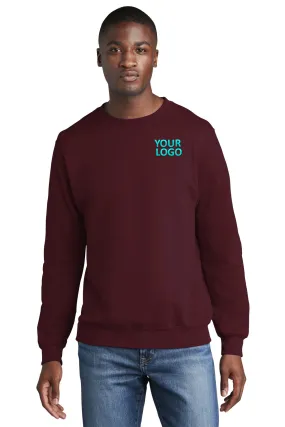 Port & Company Core Fleece Customized Sweatshirts, Maroon