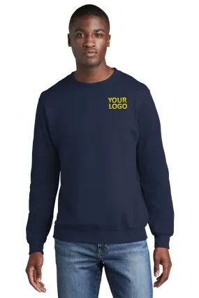 Port & Company Core Fleece Customized Sweatshirts, Navy