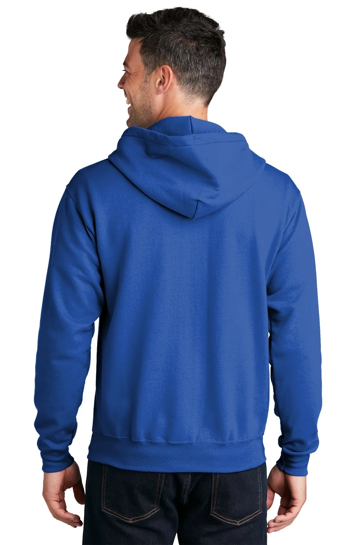 Port & Company Core Fleece Customized Zip Hoodies, Royal