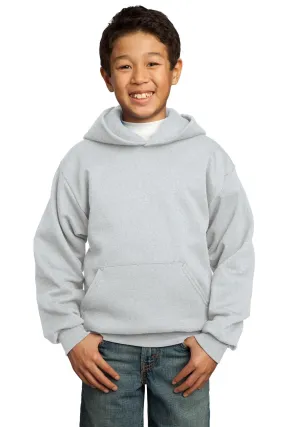 Port & Company® - Youth Core Fleece Pullover Hooded Sweatshirt.  PC90YH