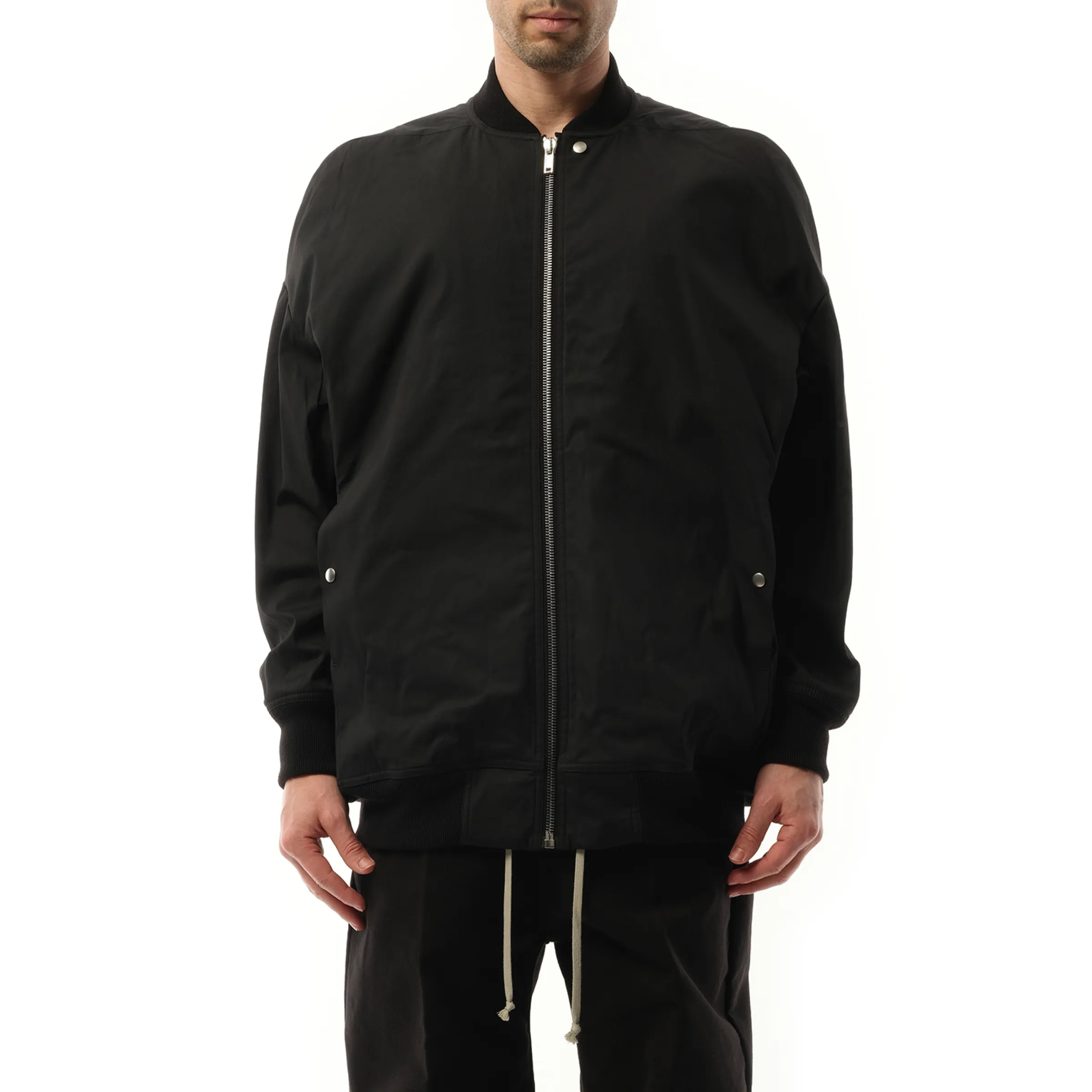 Porterville Embroidered Jumbo Peter Jacket in Black/Pearl