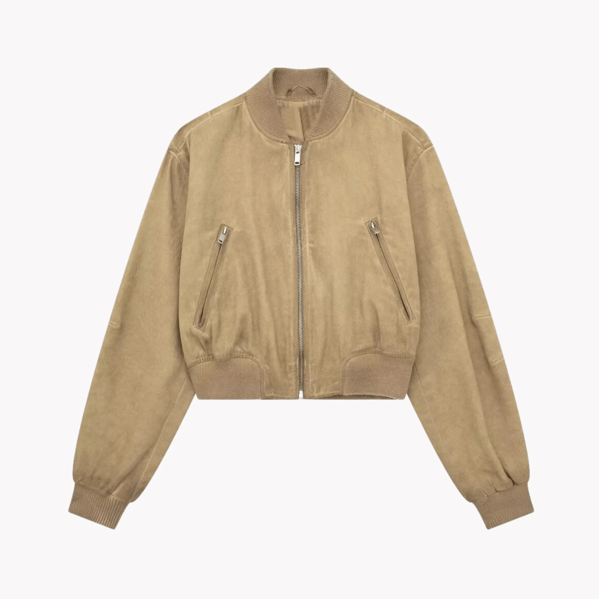 Pre Order:  Faded Effect Bomber Jacket