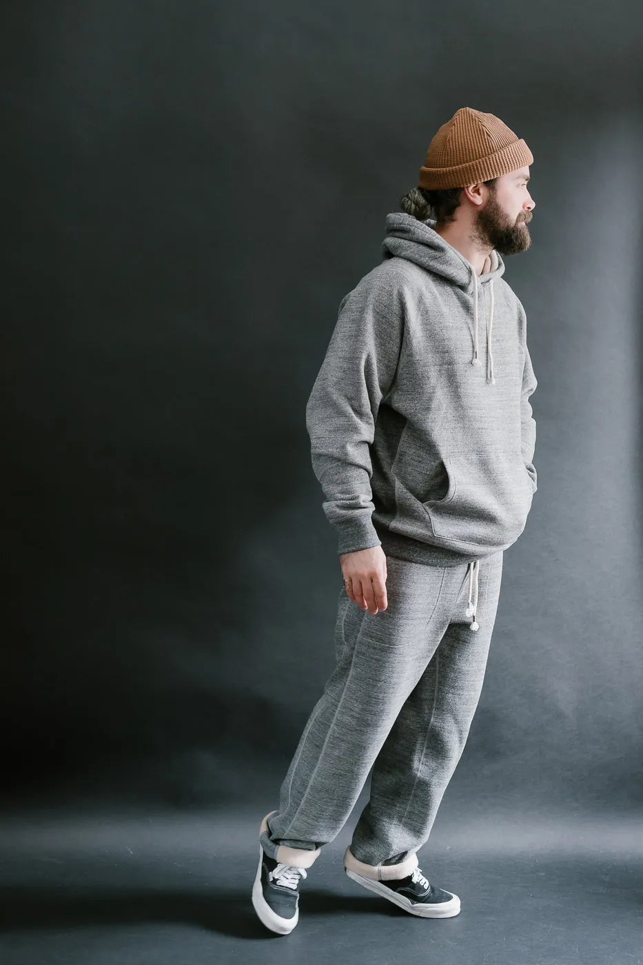 Pullover Hoodie Fleeced Foxfibre® - Charcoal