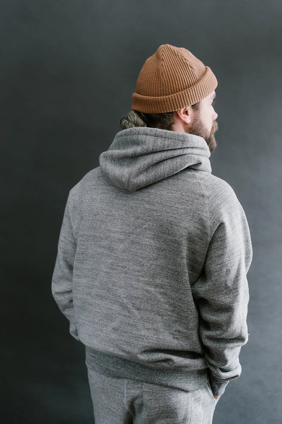 Pullover Hoodie Fleeced Foxfibre® - Charcoal