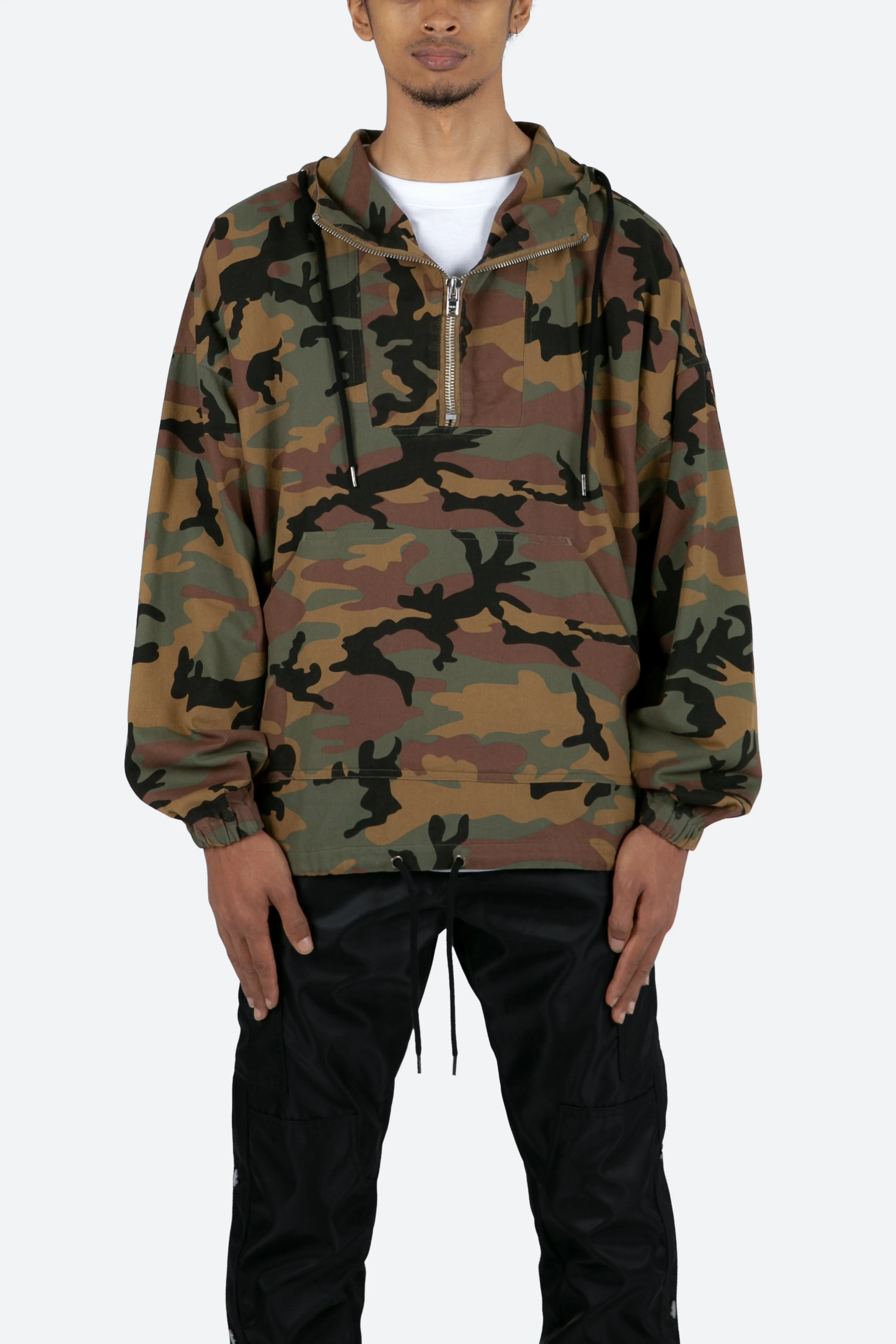 Quarter Zip Jacket - Camo