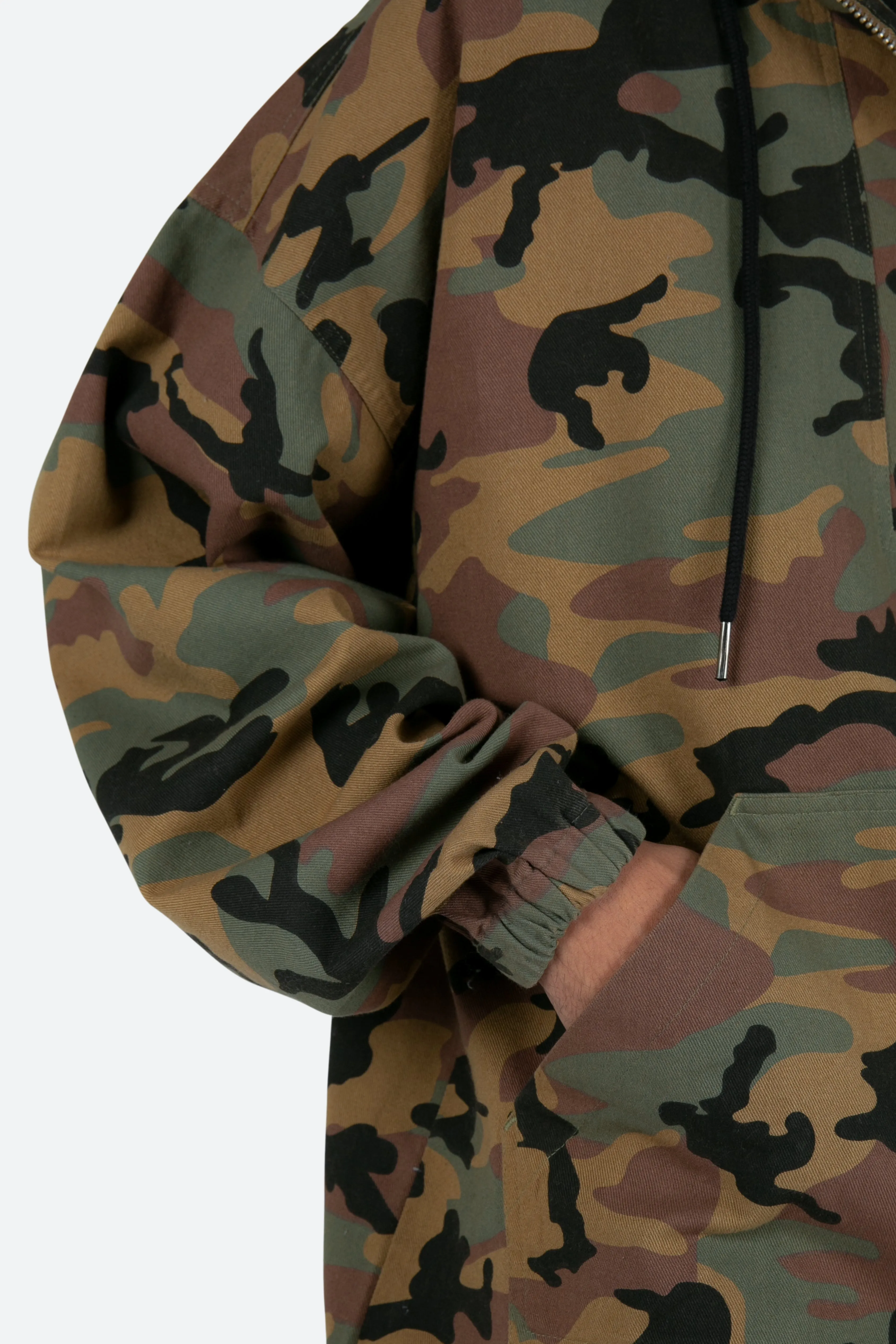 Quarter Zip Jacket - Camo