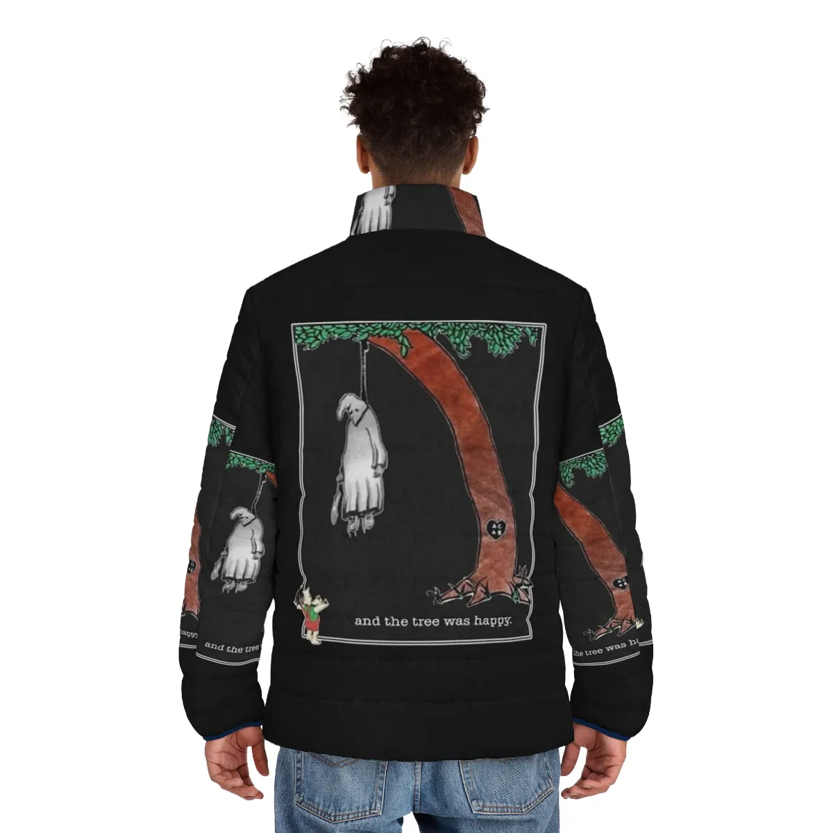 "And The Tree Was Happy" Rap Music Puffer Jacket