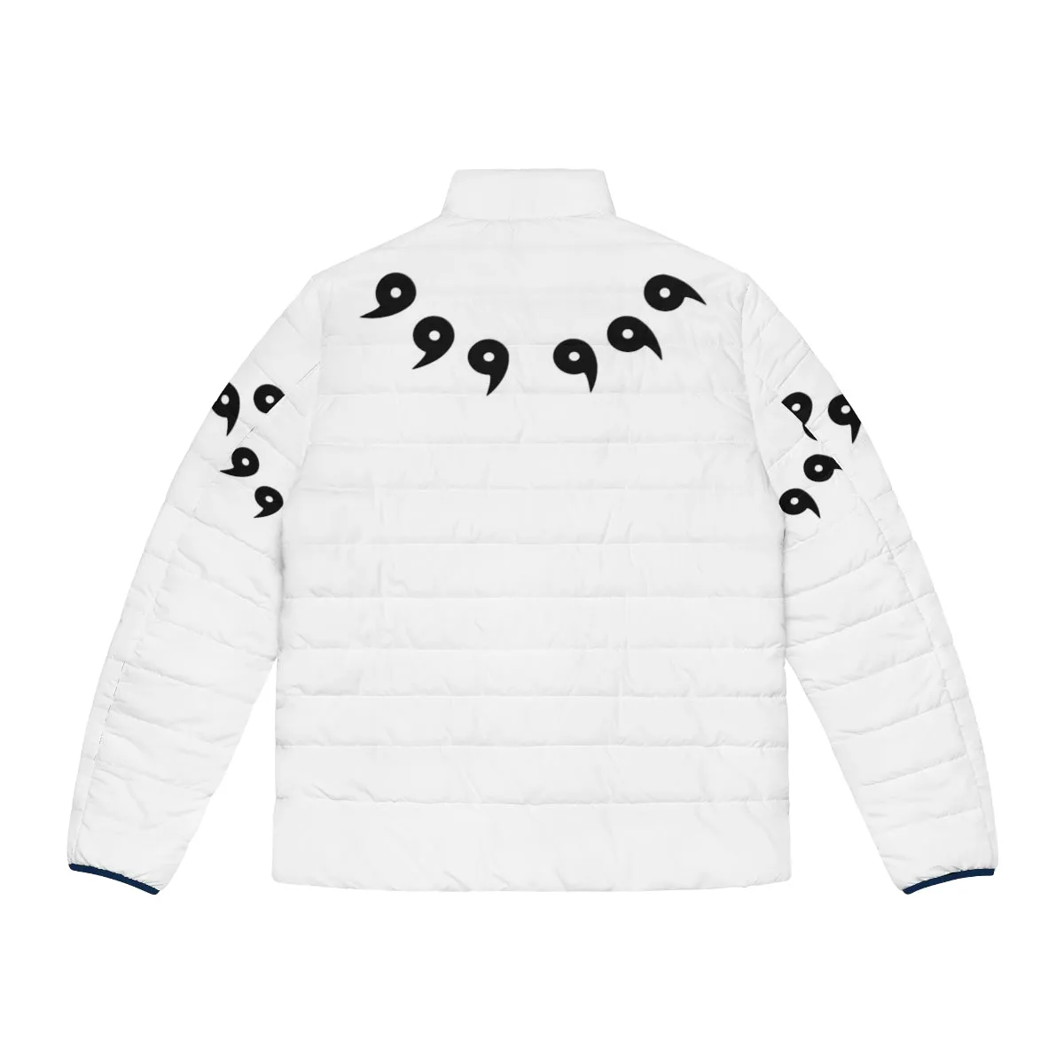 "Anime Tomoe Puffer Jacket: The Sage of the Six Paths"