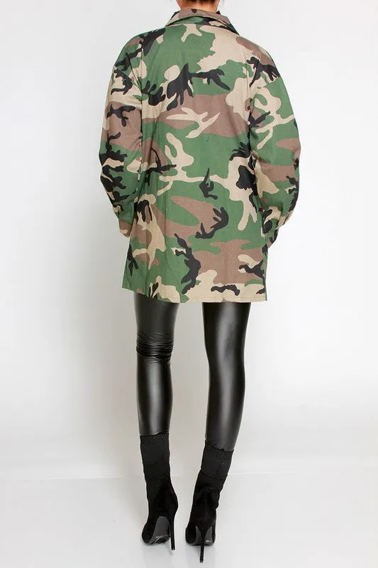 "RiRi Woo" Camo Jacket