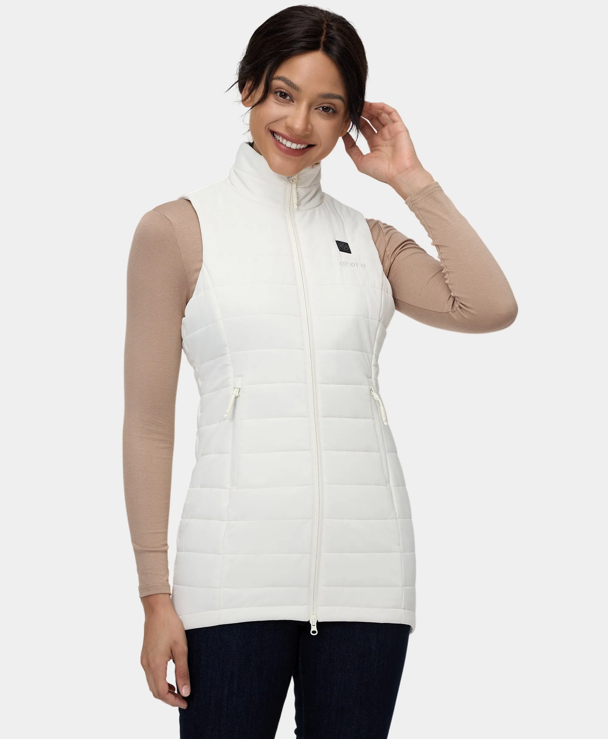 "Tribeca" Women's Heated Long Puffer Vest