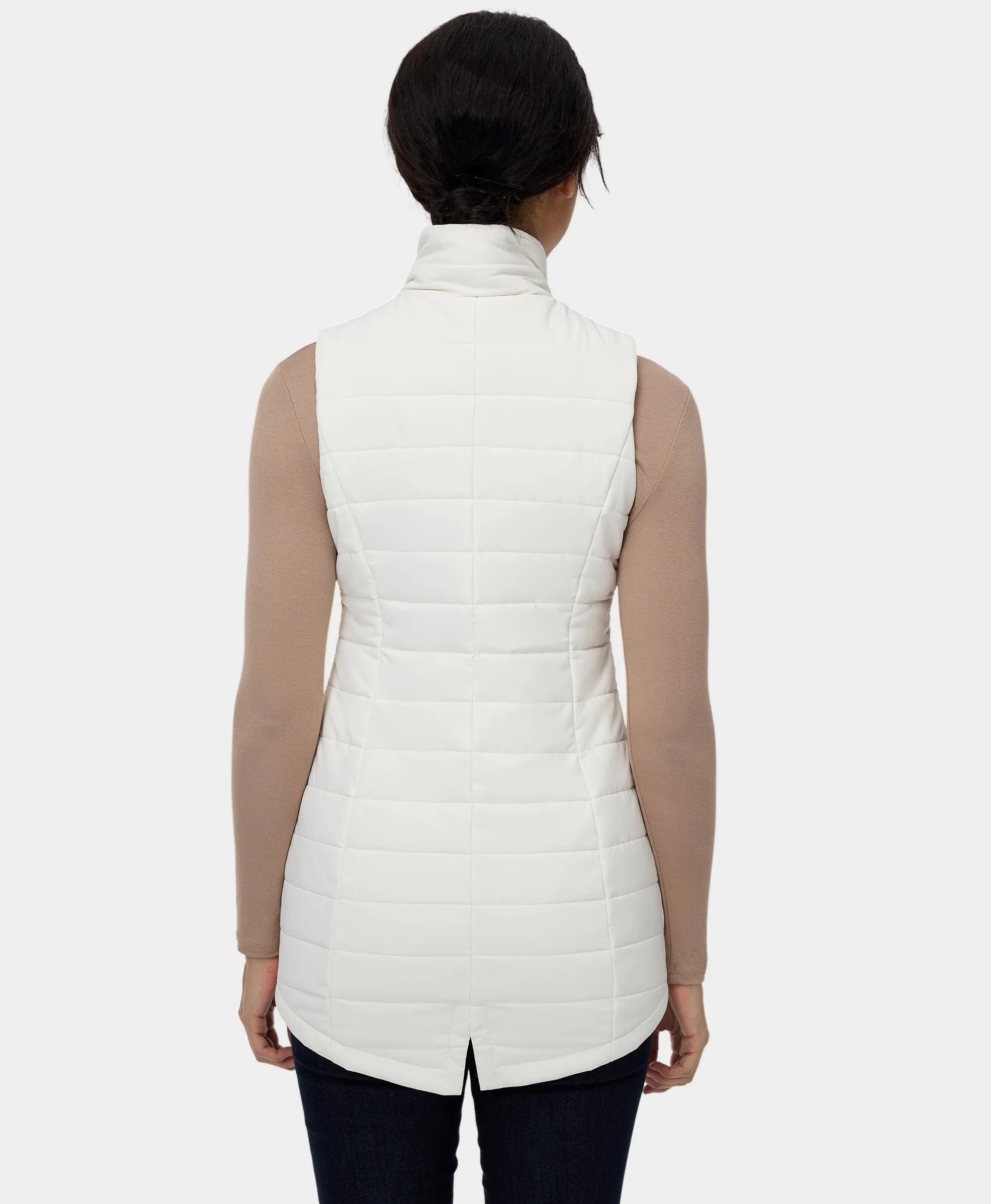 "Tribeca" Women's Heated Long Puffer Vest