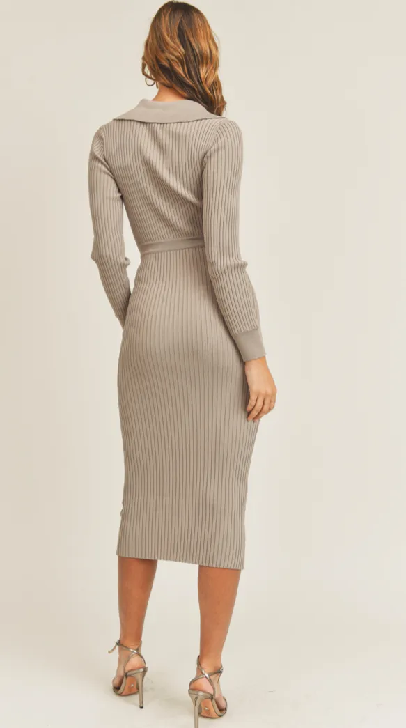 Ribbed Stretch Dress