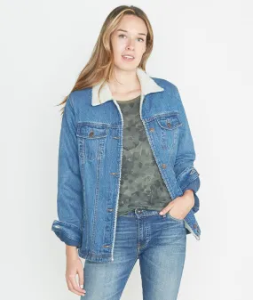 River Denim Sherpa Jacket