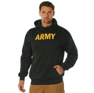 Rothco Army Printed Pullover Hoodie - Black