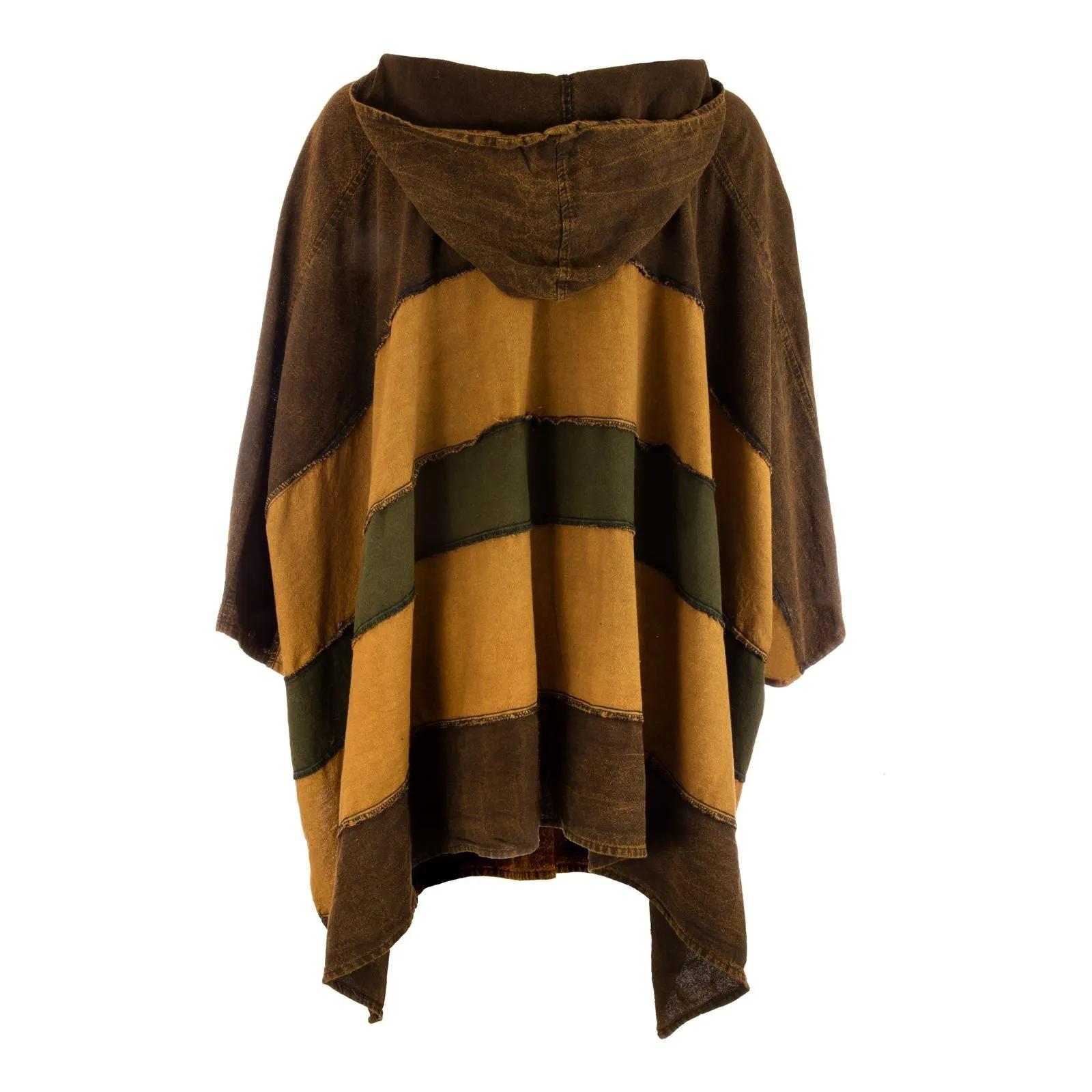 Rustic Hooded Poncho