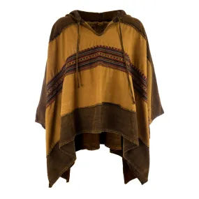 Rustic Hooded Poncho