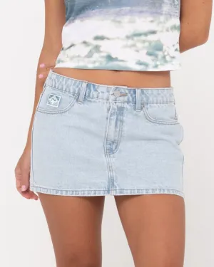 Rusty Mavericks Low Rise Denim Mini Skirt