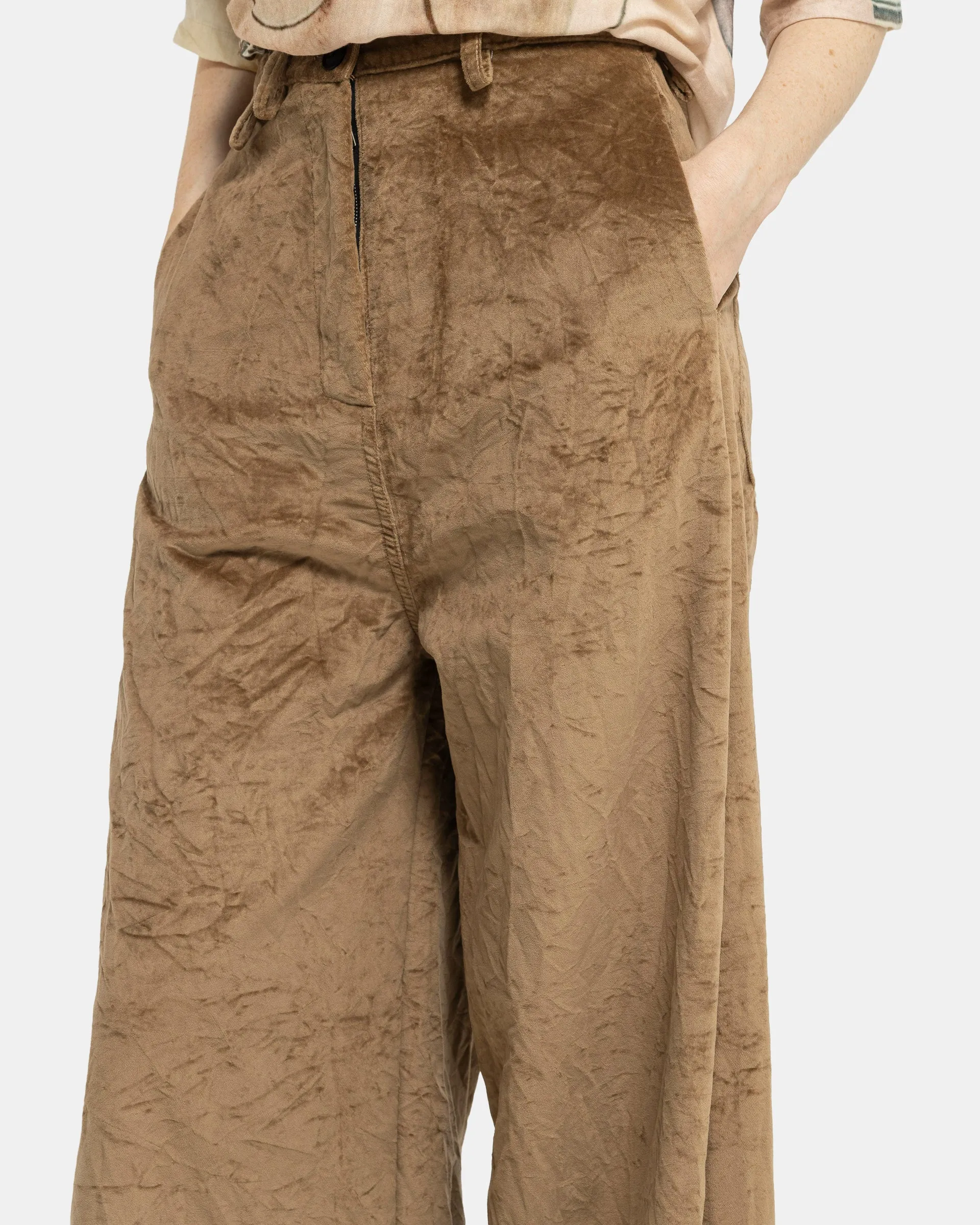 Selvaggina Pant in Brown