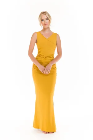 SIDE SLIT SKIRT TIBETAN YELLOW