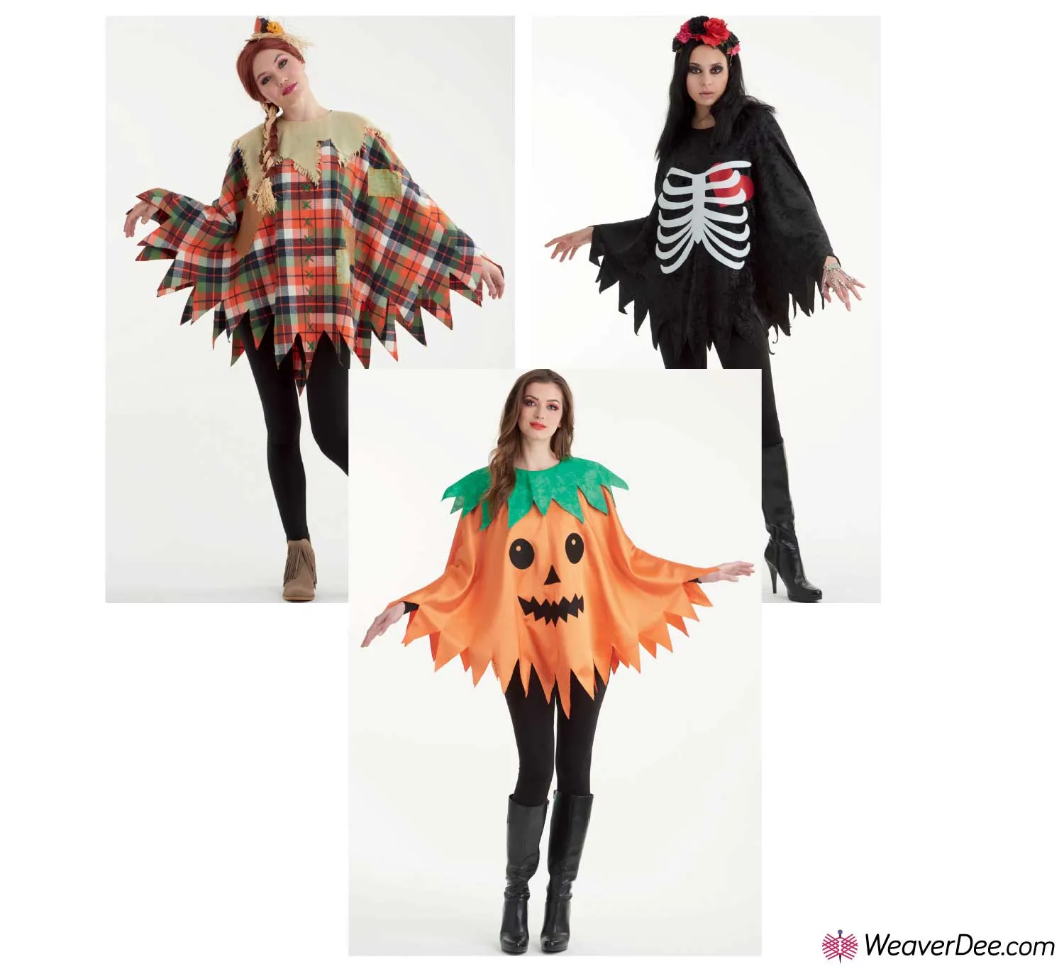 Simplicity Pattern S9169 Misses' Character Poncho Costumes