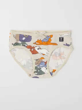 Sleepy Fox Girls Briefs