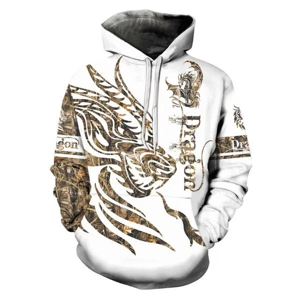 Sweater Animal 3d Printing Sports Leisure Pullover Zipper Sweater Hoodie