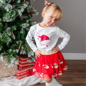 Sweet Wink Girls SANTA HAT Tutu Skirt